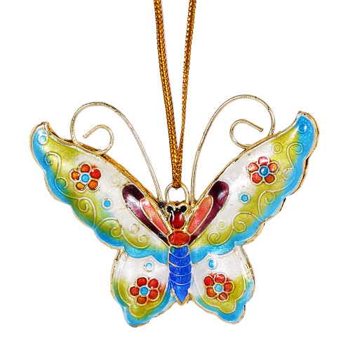 Schmetterling, Deko, Cloisonne Emaille, 0443 - zum Schließen ins Bild klicken